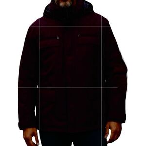 Hawke & Co Outfitters Men’s Coat Black  Jacket Windbreaker L